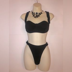 Super sexy high-rise black bikini medium size